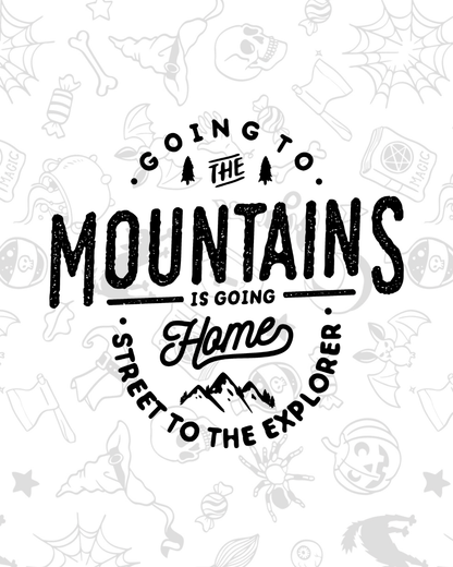 Going to the Mountains Is Going Home Organic Tee